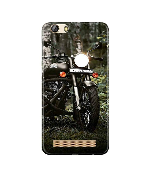 Royal Enfield Mobile Back Case for Gionee M5 Lite (Design - 384)