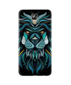 Lion Mobile Back Case for Gionee M5 Plus (Design - 314)