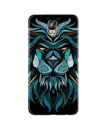 Lion Mobile Back Case for Gionee M5 Plus (Design - 314)