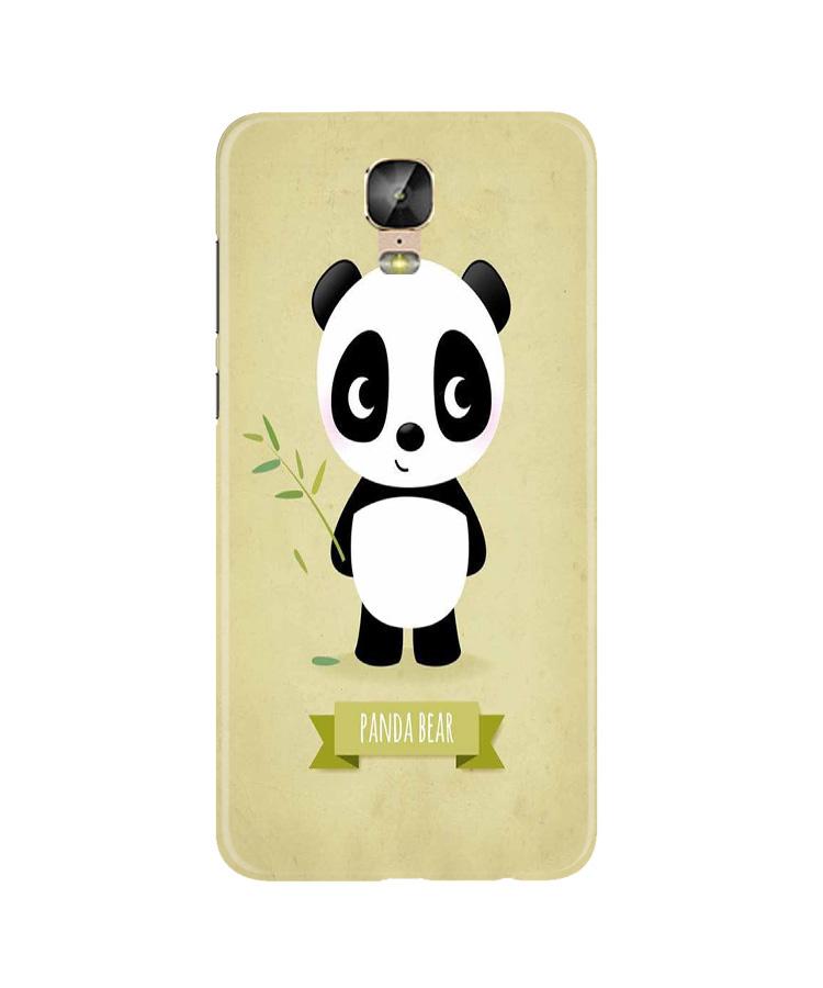Panda Bear Mobile Back Case for Gionee M5 Plus (Design - 317)