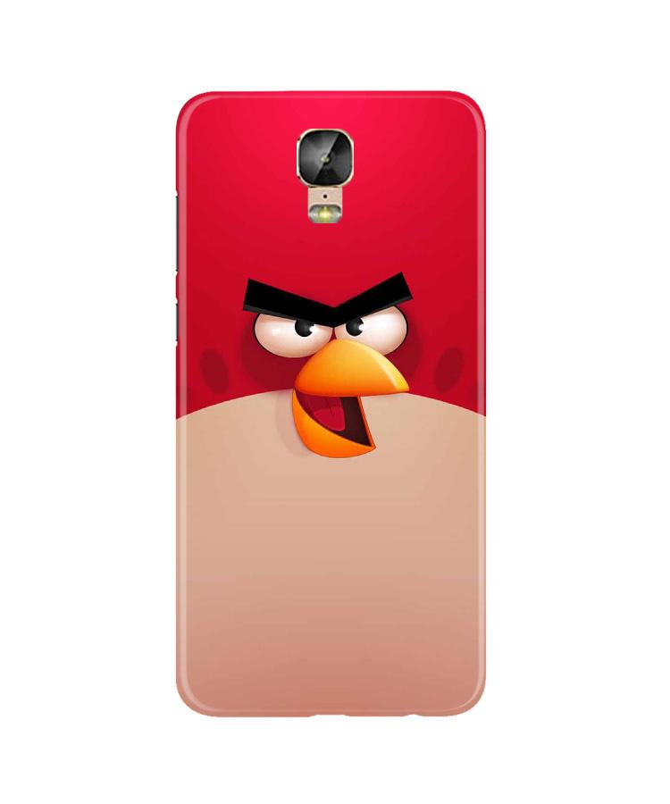 Angry Bird Red Mobile Back Case for Gionee M5 Plus (Design - 325)