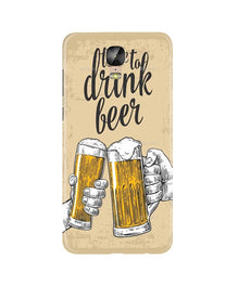 Drink Beer Mobile Back Case for Gionee M5 Plus (Design - 328)