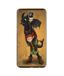 Dragon Mobile Back Case for Gionee M5 Plus (Design - 336)