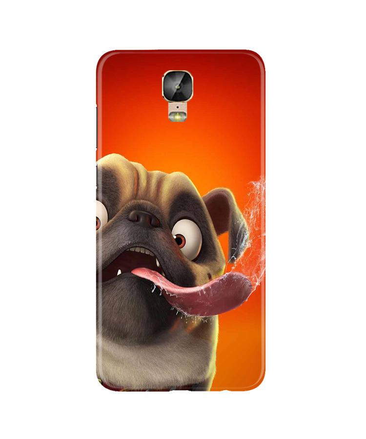 Dog Mobile Back Case for Gionee M5 Plus (Design - 343)