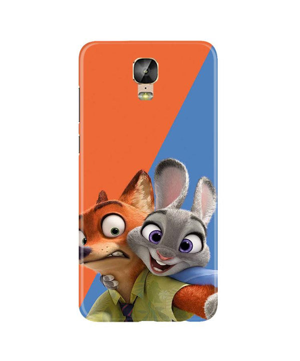 Cartoon Mobile Back Case for Gionee M5 Plus (Design - 346)