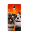 Dog Puppy Mobile Back Case for Gionee M5 Plus (Design - 350)