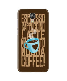 Love Coffee Mobile Back Case for Gionee M5 Plus (Design - 351)