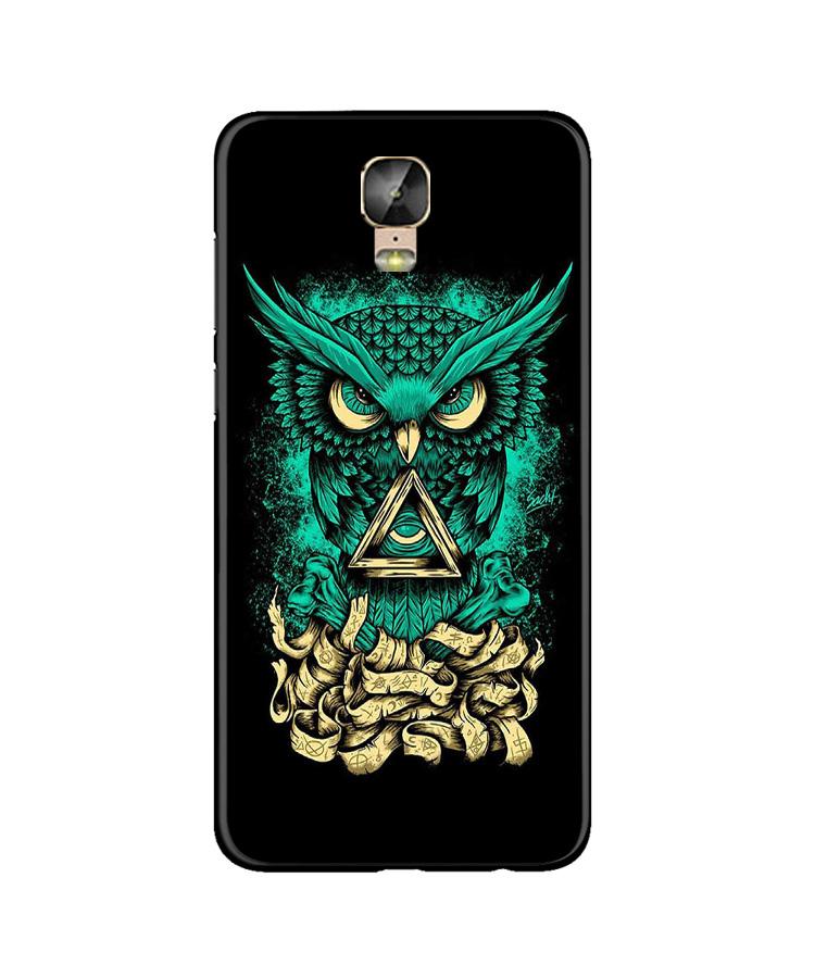 Owl Mobile Back Case for Gionee M5 Plus (Design - 358)