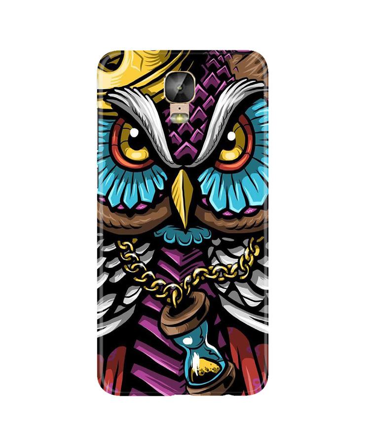 Owl Mobile Back Case for Gionee M5 Plus (Design - 359)