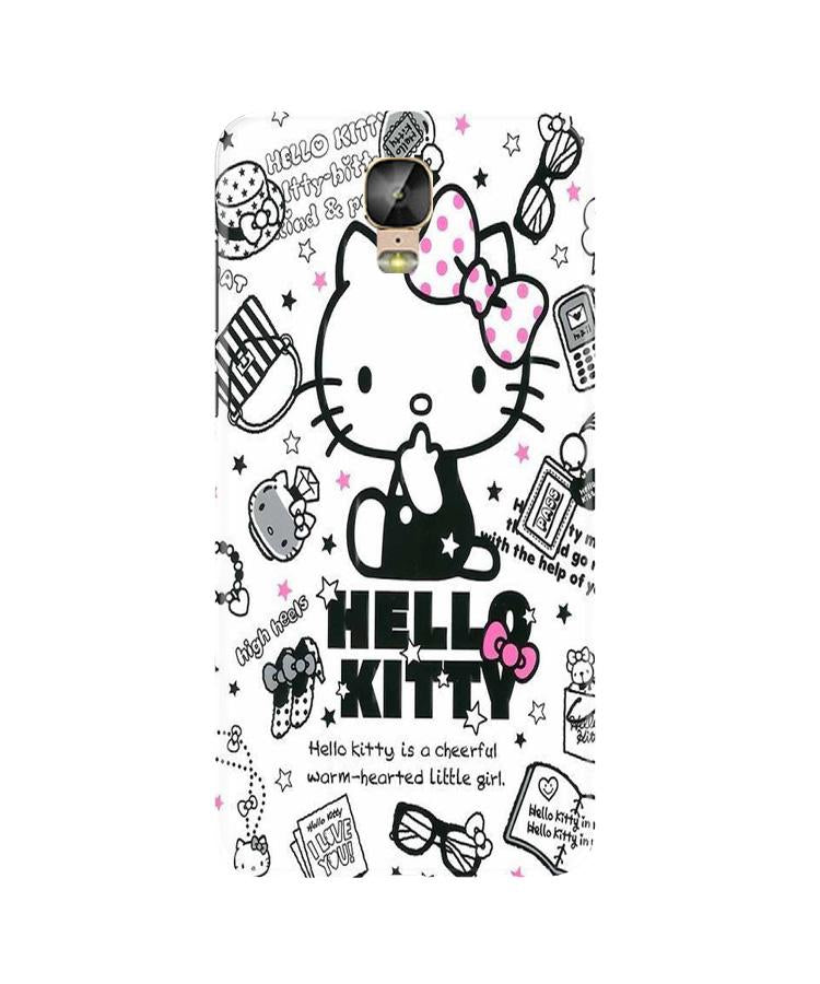 Hello Kitty Mobile Back Case for Gionee M5 Plus (Design - 361)