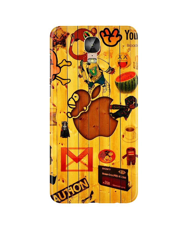 Wooden Texture Mobile Back Case for Gionee M5 Plus (Design - 367)