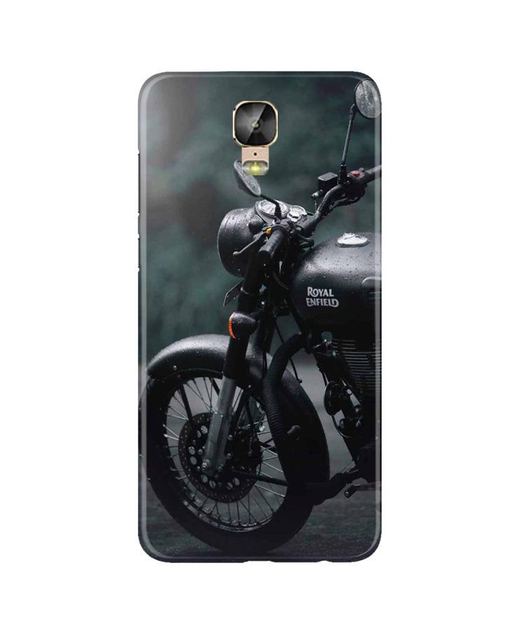 Royal Enfield Mobile Back Case for Gionee M5 Plus (Design - 380)