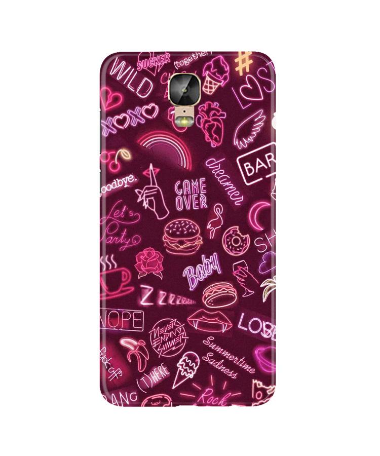 Party Theme Mobile Back Case for Gionee M5 Plus (Design - 392)