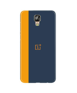 Oneplus Logo Mobile Back Case for Gionee M5 Plus (Design - 395)