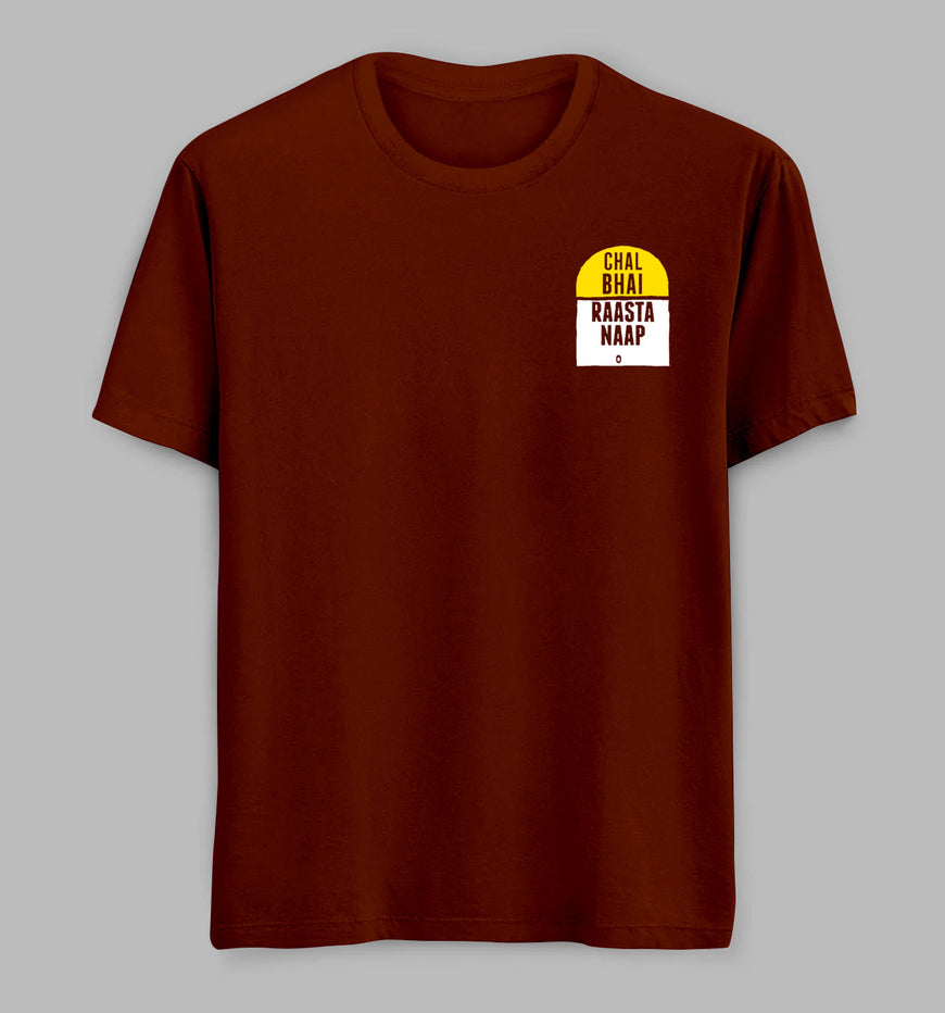 Chal Bhai Raasta Naap Tees/ Tshirts