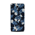 White flowers Blue Background2 Case for Mi 4