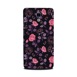 Rose Black Background Case for Mi 4