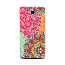 Rangoli art2 Mobile Back Case for Mi 4 (Design - 29)