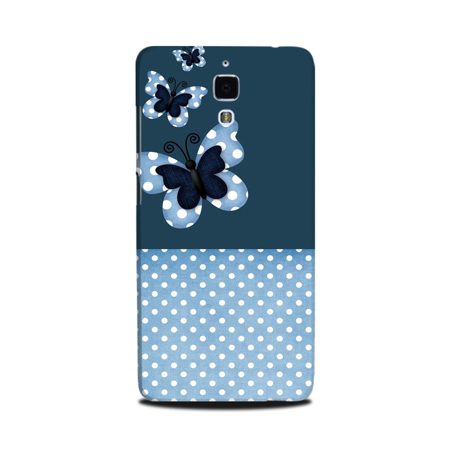 White dots Butterfly Case for Mi 4
