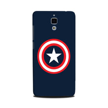 Captain America Mobile Back Case for Mi 4 (Design - 42)