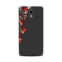 Grey Background Mobile Back Case for Mi 4 (Design - 71)