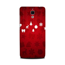 Christmas Mobile Back Case for Mi 4 (Design - 78)
