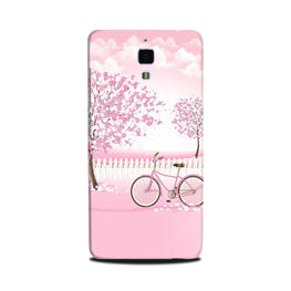 Pink Flowers Cycle Case for Mi 4(Design - 102)