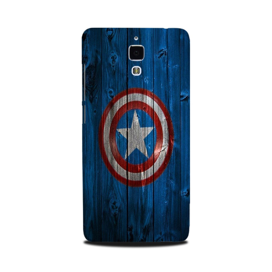 Captain America Superhero Case for Mi 4  (Design - 118)
