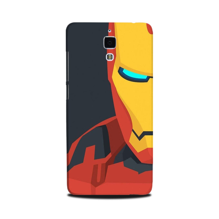 Iron Man Superhero Case for Mi 4  (Design - 120)