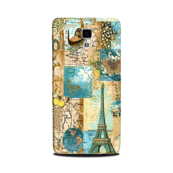 Travel Eiffel Tower Case for Mi 4 (Design No. 206)
