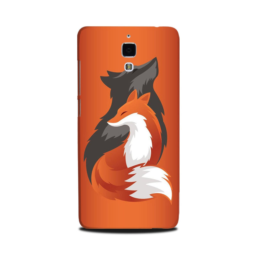 Wolf  Case for Mi 4 (Design No. 224)