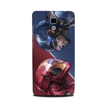 Ironman Captain America Mobile Back Case for Mi 4 (Design - 245)