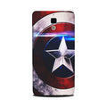 Captain America Shield Case for Mi 4 (Design No. 250)