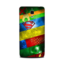 Superheros Logo Mobile Back Case for Mi 4 (Design - 251)