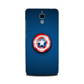 Captain America Shield Case for Mi 4 (Design No. 253)