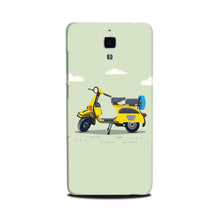 Vintage Scooter Mobile Back Case for Mi 4 (Design - 260)