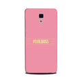 Girl Boss Pink Case for Mi 4 (Design No. 263)