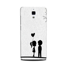 Cute Kid Couple Mobile Back Case for Mi 4 (Design - 283)