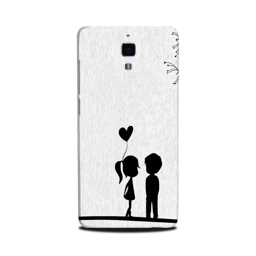 Cute Kid Couple Case for Mi 4 (Design No. 283)
