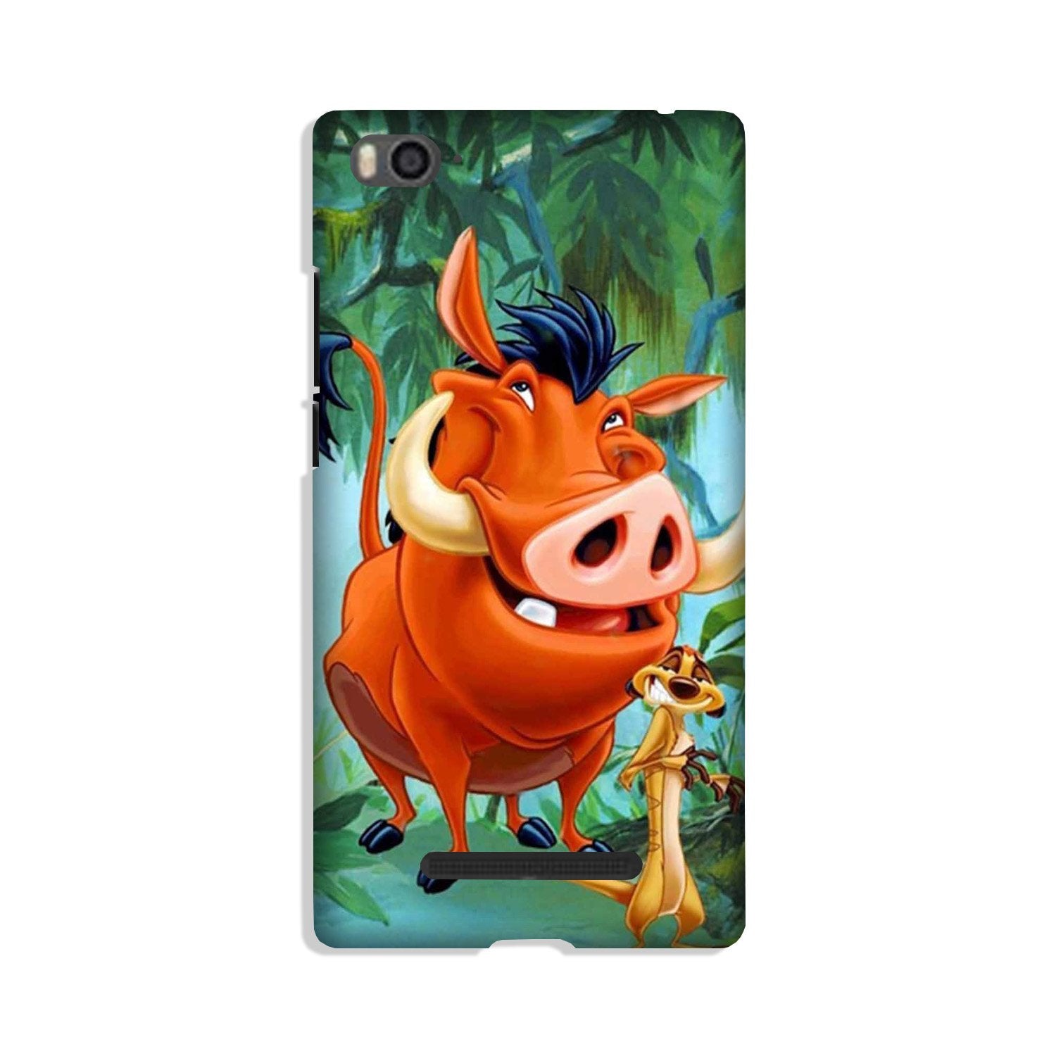 Timon and Pumbaa Mobile Back Case for Xiaomi Mi 4i (Design - 305)