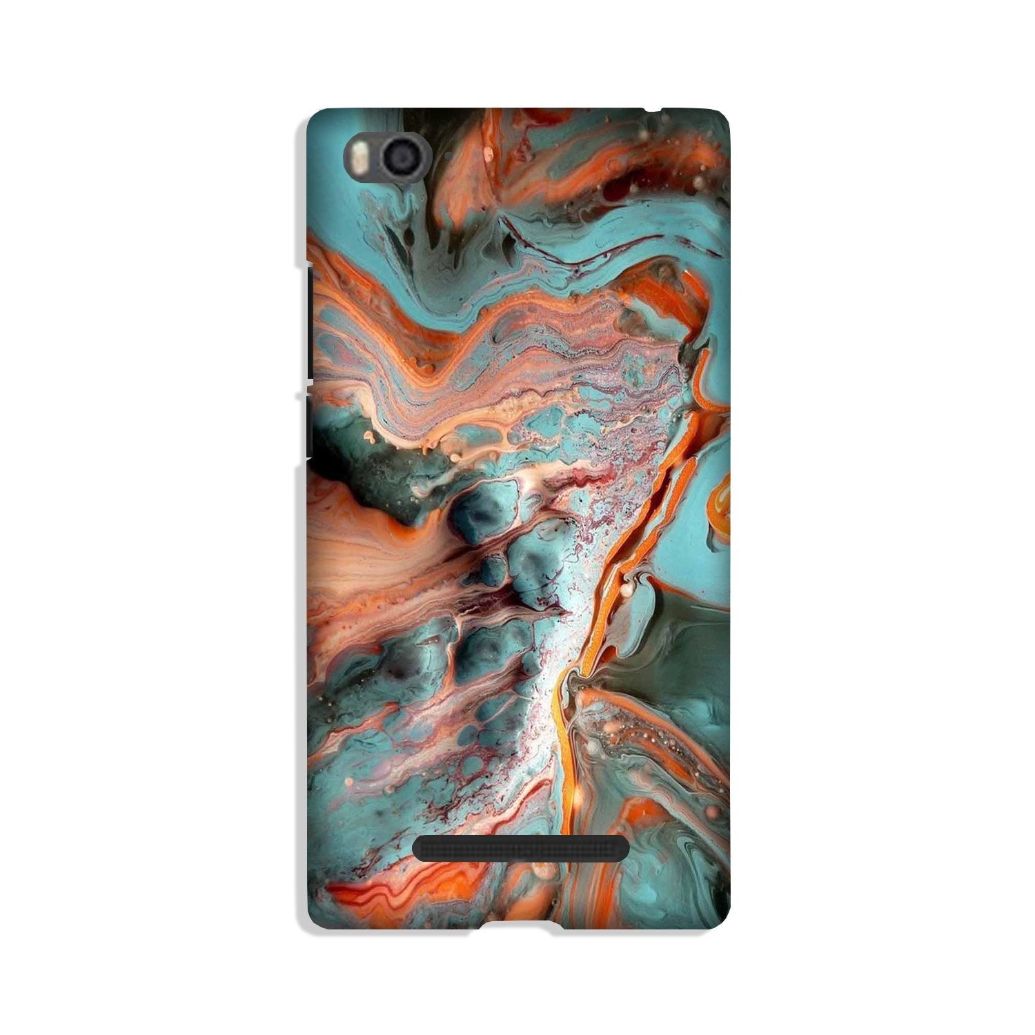 Marble Texture Mobile Back Case for Xiaomi Mi 4i (Design - 309)