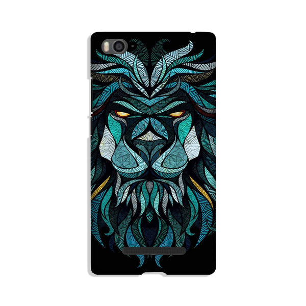 Lion Mobile Back Case for Xiaomi Mi 4i (Design - 314)