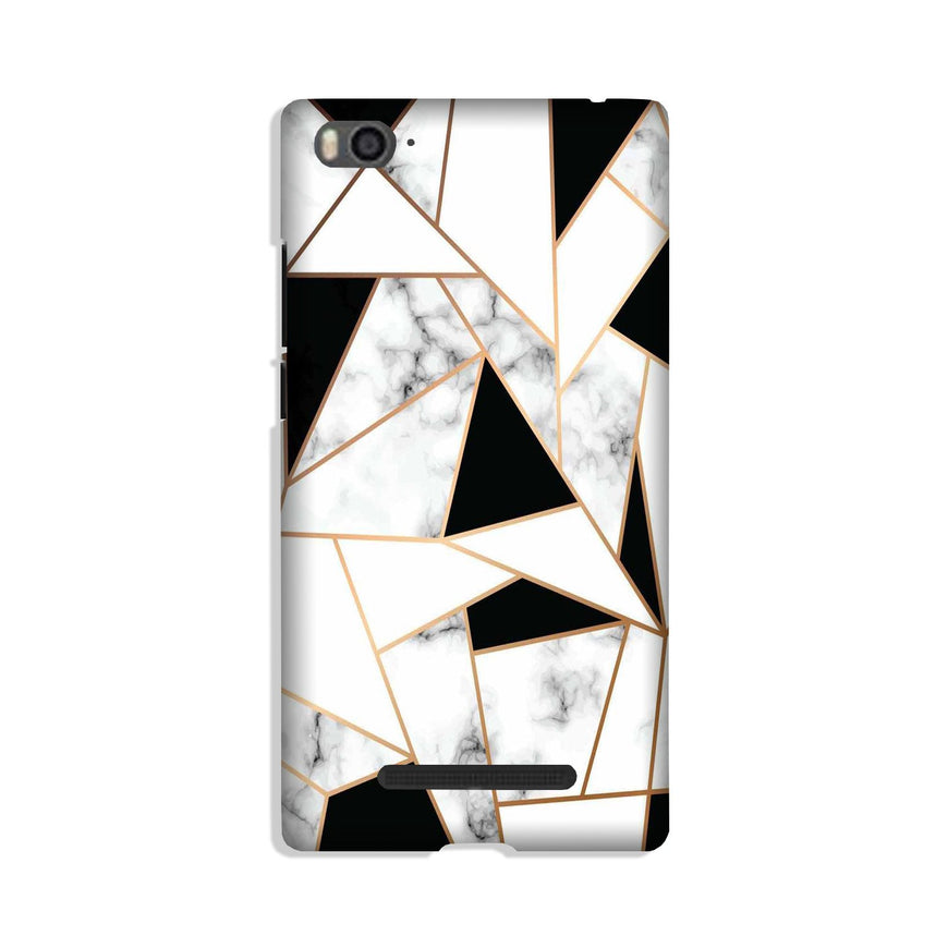 Marble Texture Mobile Back Case for Xiaomi Mi 4i (Design - 322)