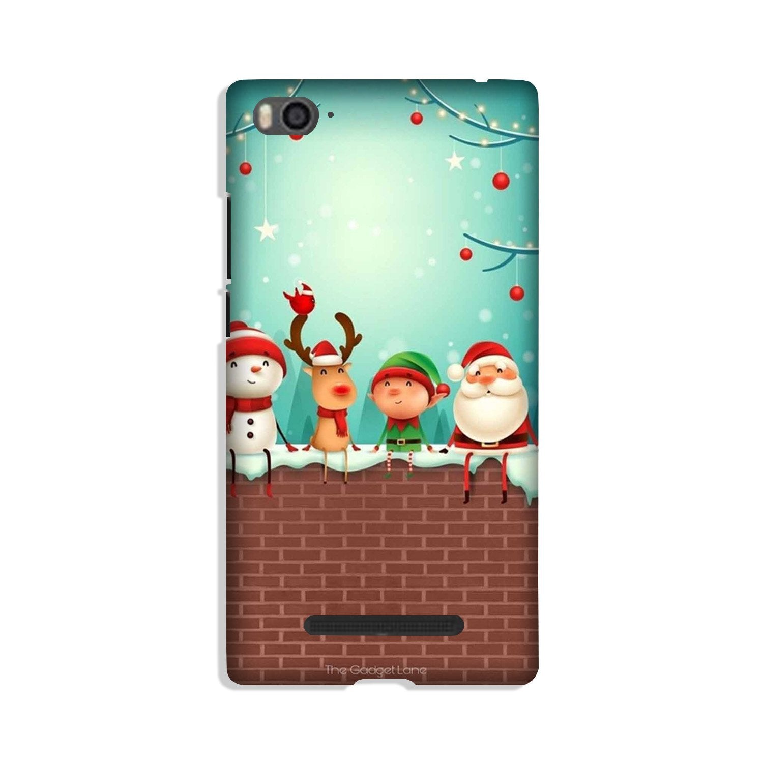 Santa Claus Mobile Back Case for Xiaomi Mi 4i (Design - 334)