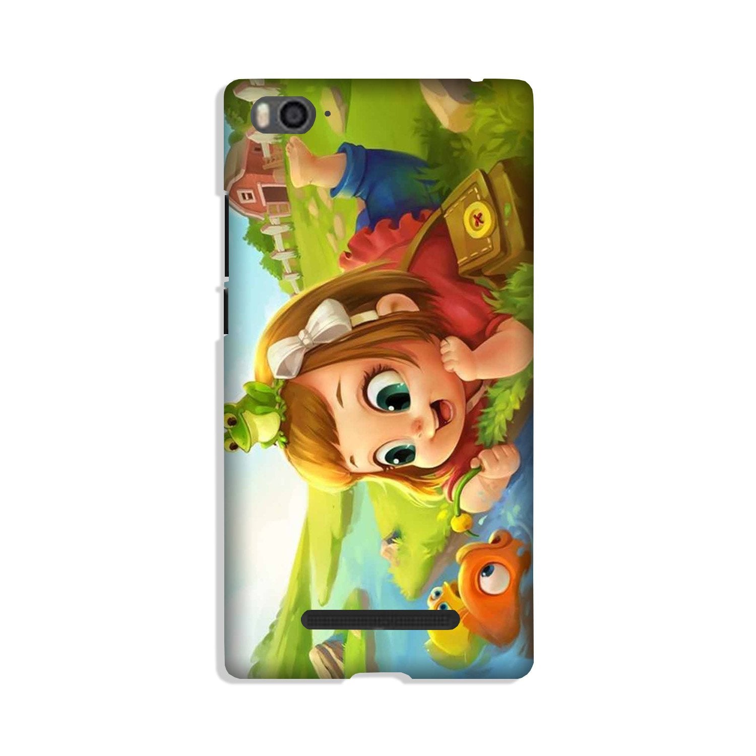Baby Girl Mobile Back Case for Xiaomi Mi 4i (Design - 339)