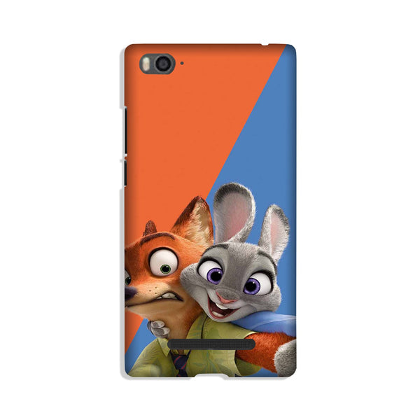 Cartoon Mobile Back Case for Xiaomi Mi 4i (Design - 346)