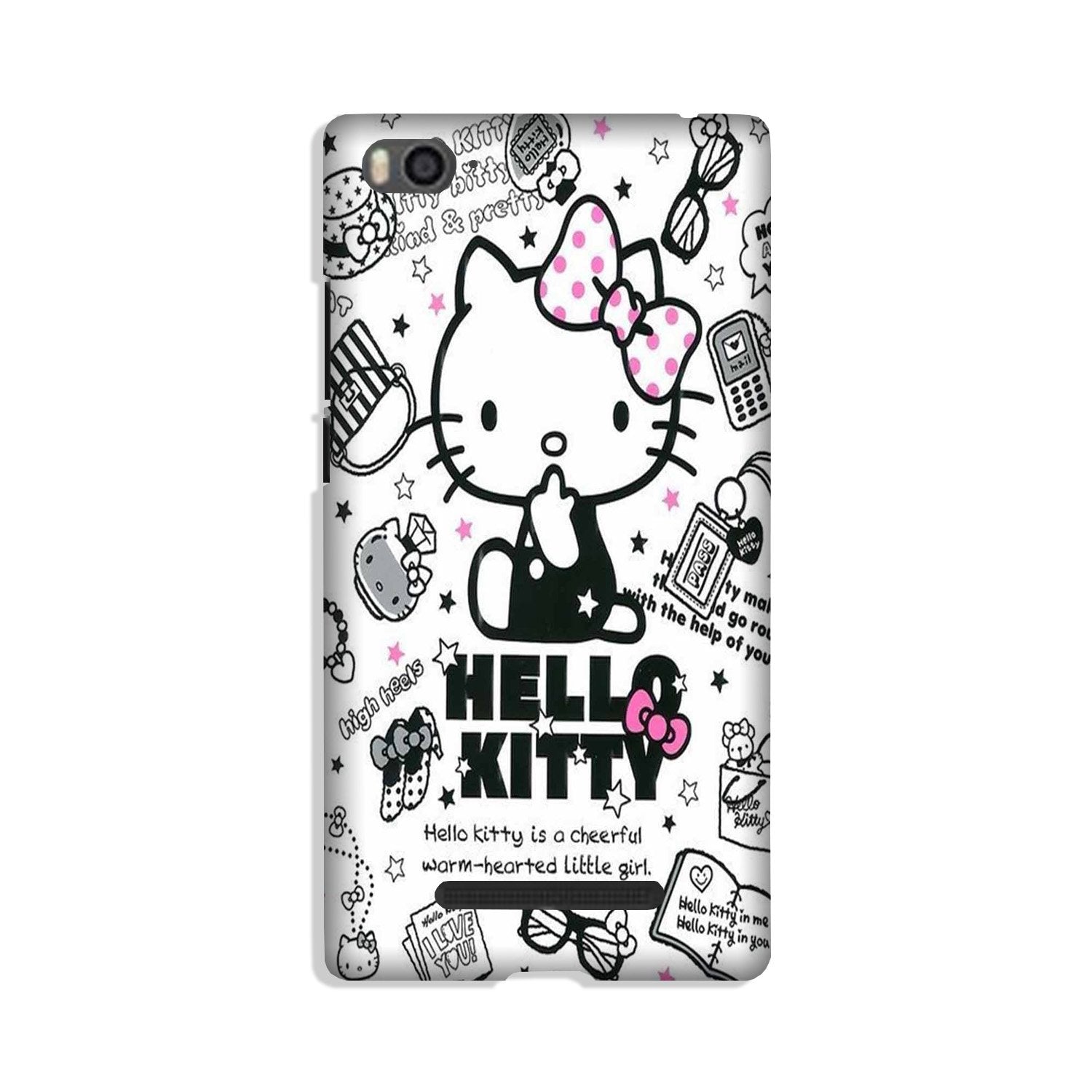 Hello Kitty Mobile Back Case for Xiaomi Mi 4i (Design - 361)
