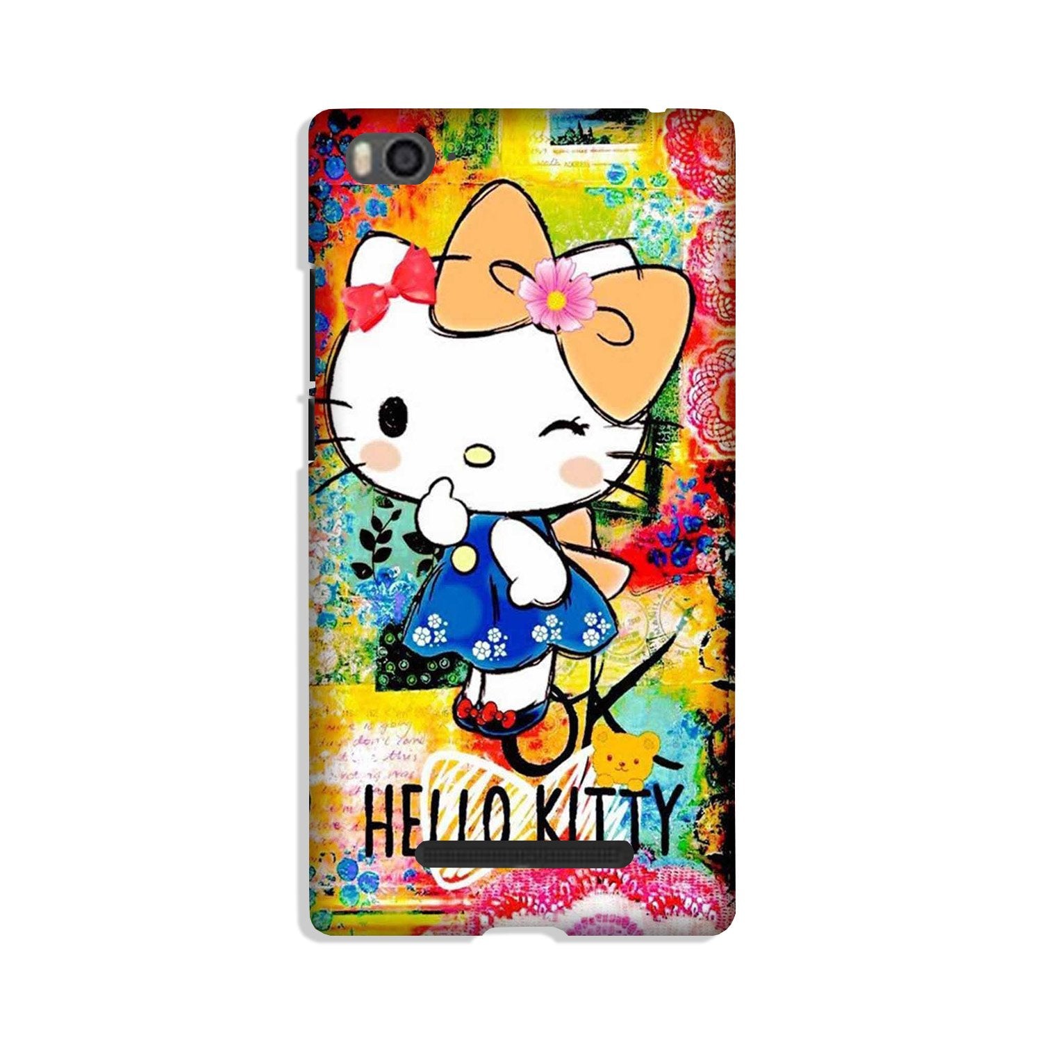 Hello Kitty Mobile Back Case for Xiaomi Mi 4i (Design - 362)