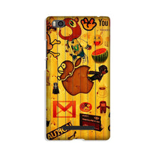 Wooden Texture Mobile Back Case for Xiaomi Mi 4i (Design - 367)