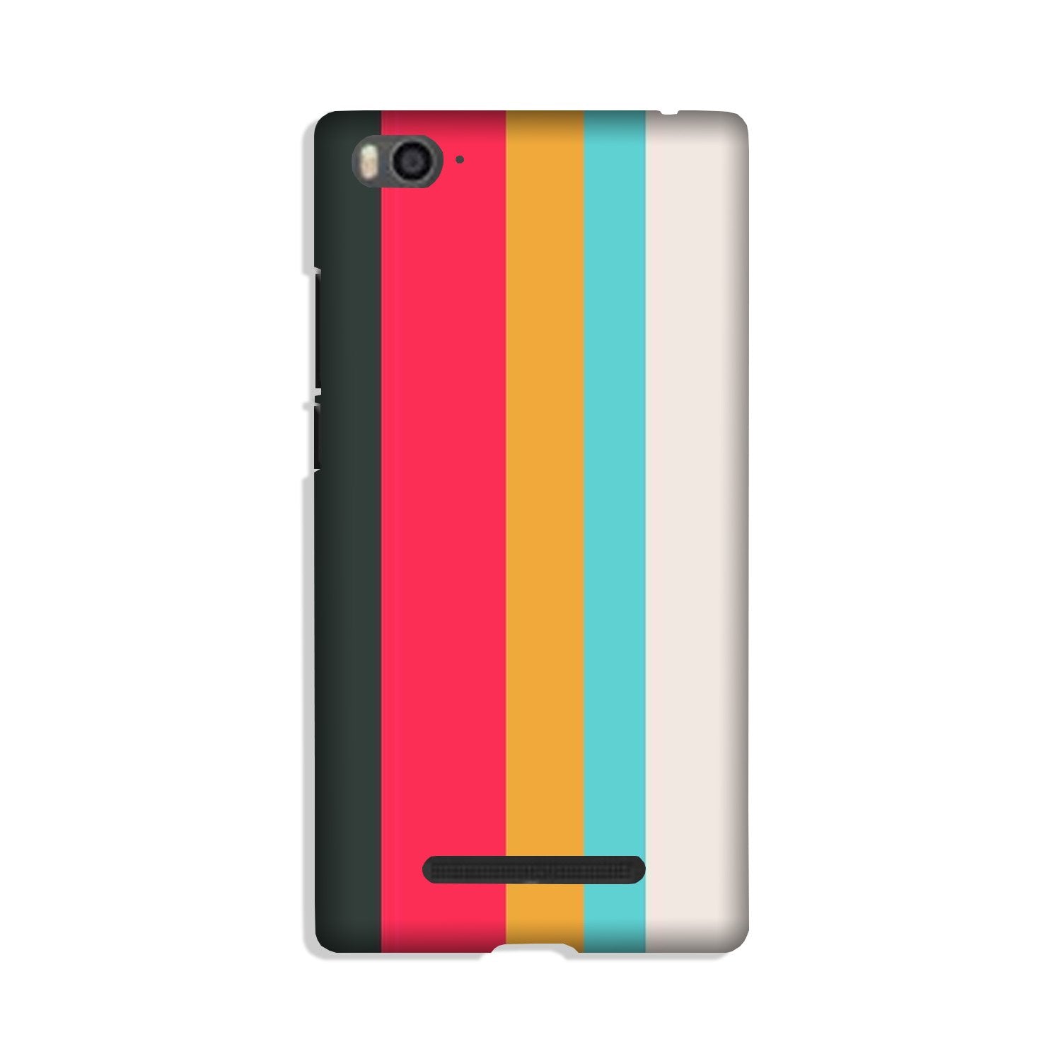 Color Pattern Mobile Back Case for Xiaomi Mi 4i (Design - 369)